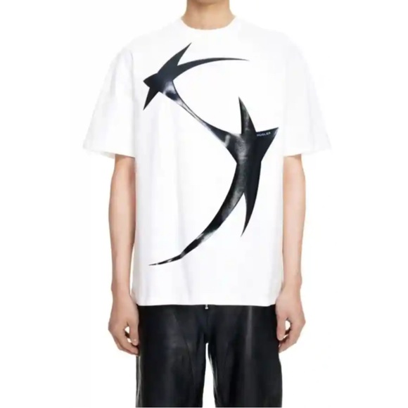 MUGLER × H&M ~Printed Logo Star
Motif Graphic Tee (NWT) - Picture 1 of 8